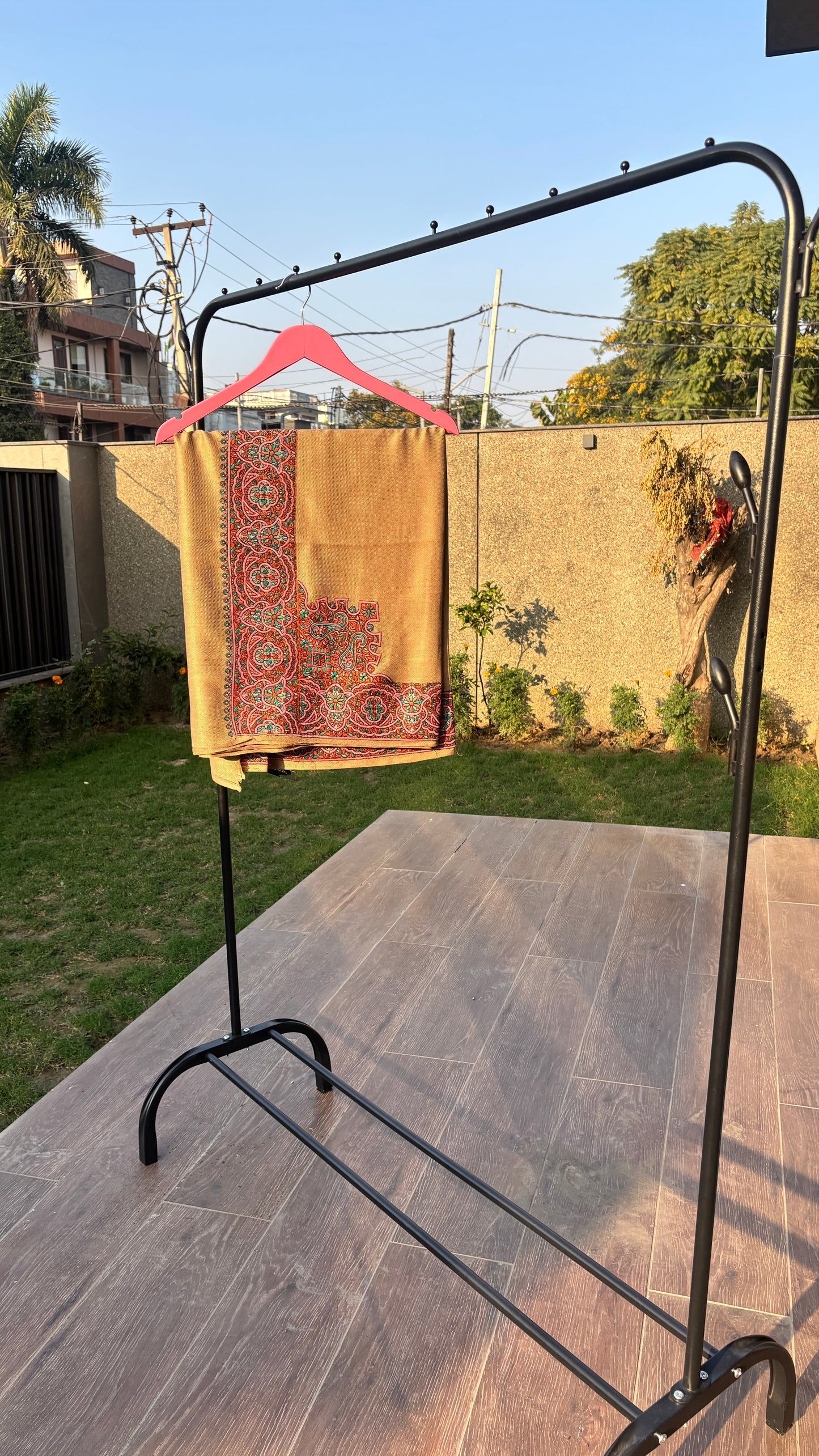 kashmiri Hertiage Border Shawl